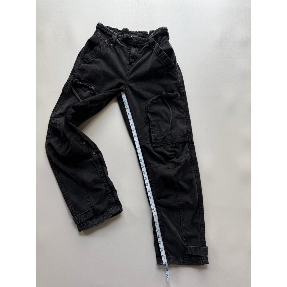 We The Free Women's Washed Black Can't Compare Slouch Cargo Pants Size XS - Picture 14 of 16